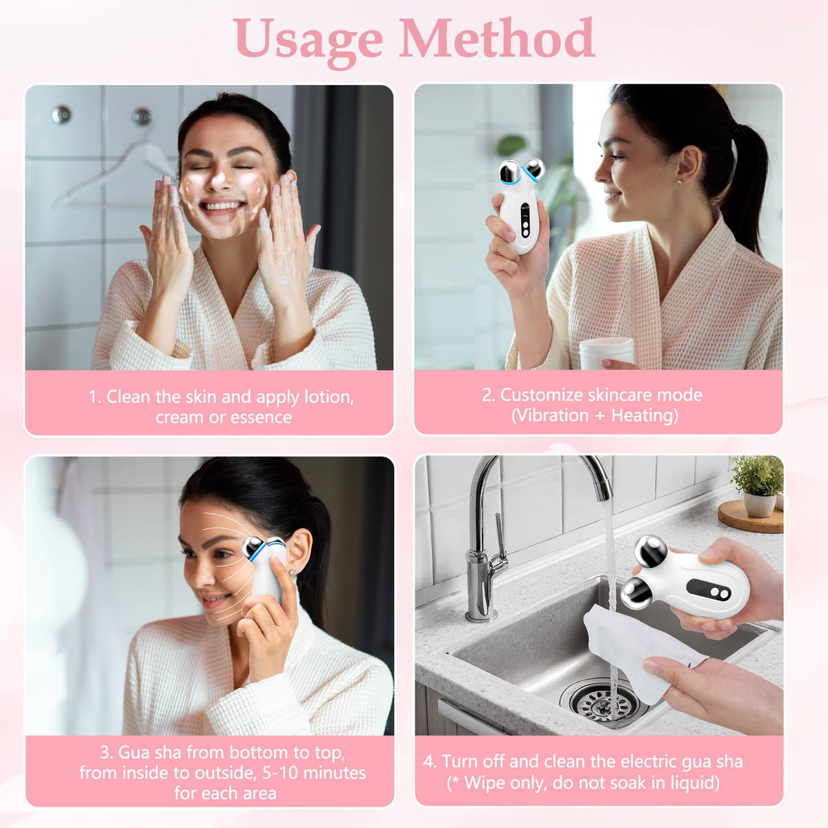Veya Microcurrent Toning Device facial skincare tool, product photo 4